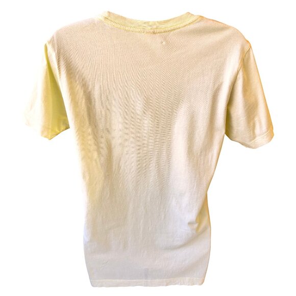 TACOS POR FAVOR Yellow Graphic T-Shirt Womens Small - Picture 7 of 9